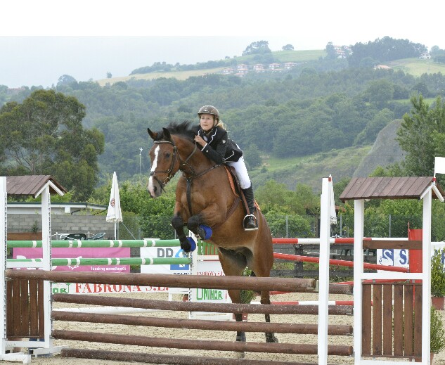 Concurso de saltos celebrado en Laredo